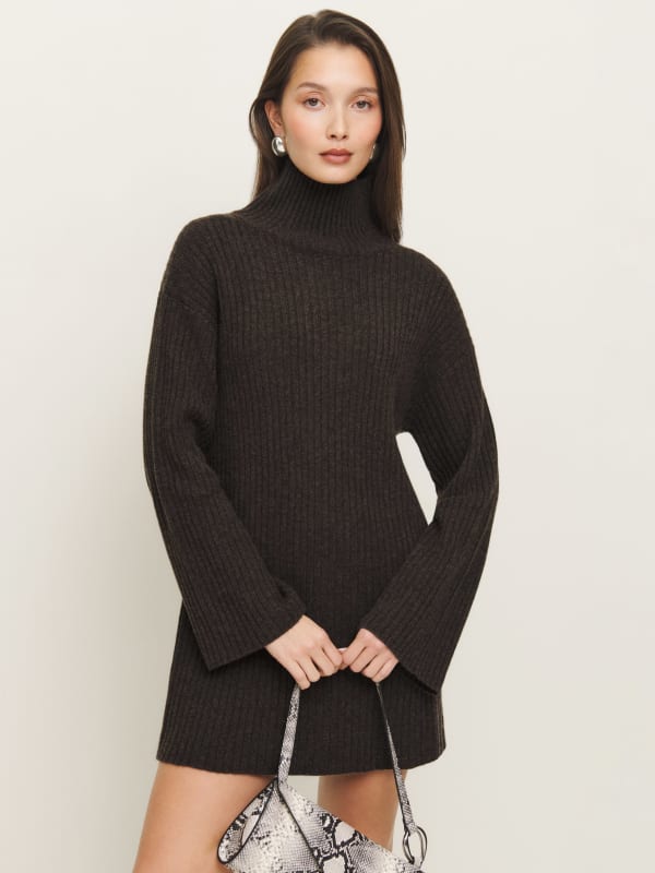 Ozzy Sweater Dress - Espresso